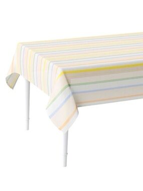 Room Essentials Striped Rectangular Reusable Table Cloth - 104” x 60”